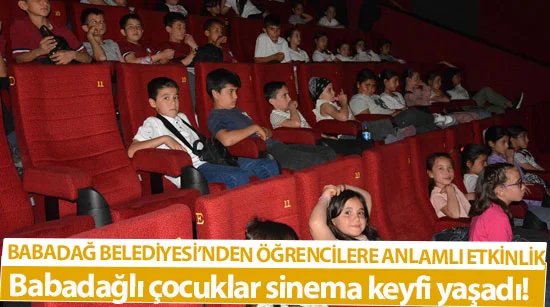 Babadağ Belediyesi’nden öğrencilere anlamlı etkinlik