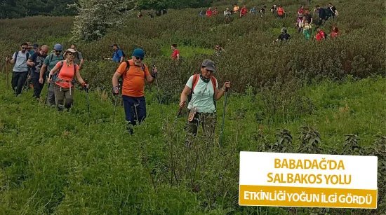 Babadağ’da Salbakos Yolu Etkinliği Yoğun İlgi Gördü