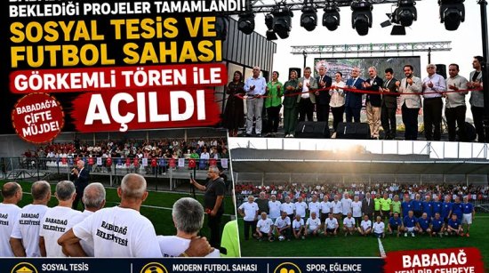 Babadağ'ın yıllardır beklediği projeler tamamlandı!