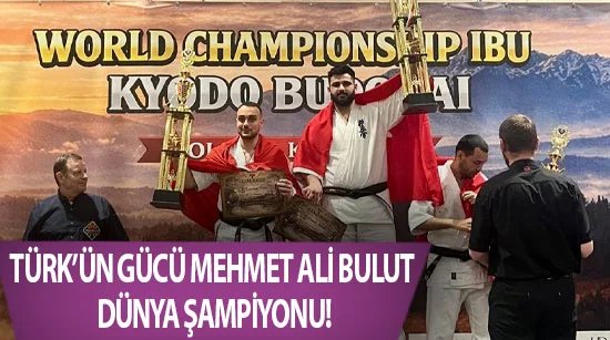 Türk’ün gücü mehmet ali bulut dünya şampiyonu!