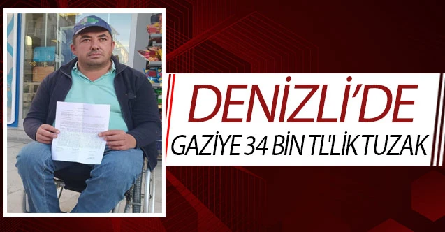 Denizli’de Gaziye 34 bin TL'lik tuzak