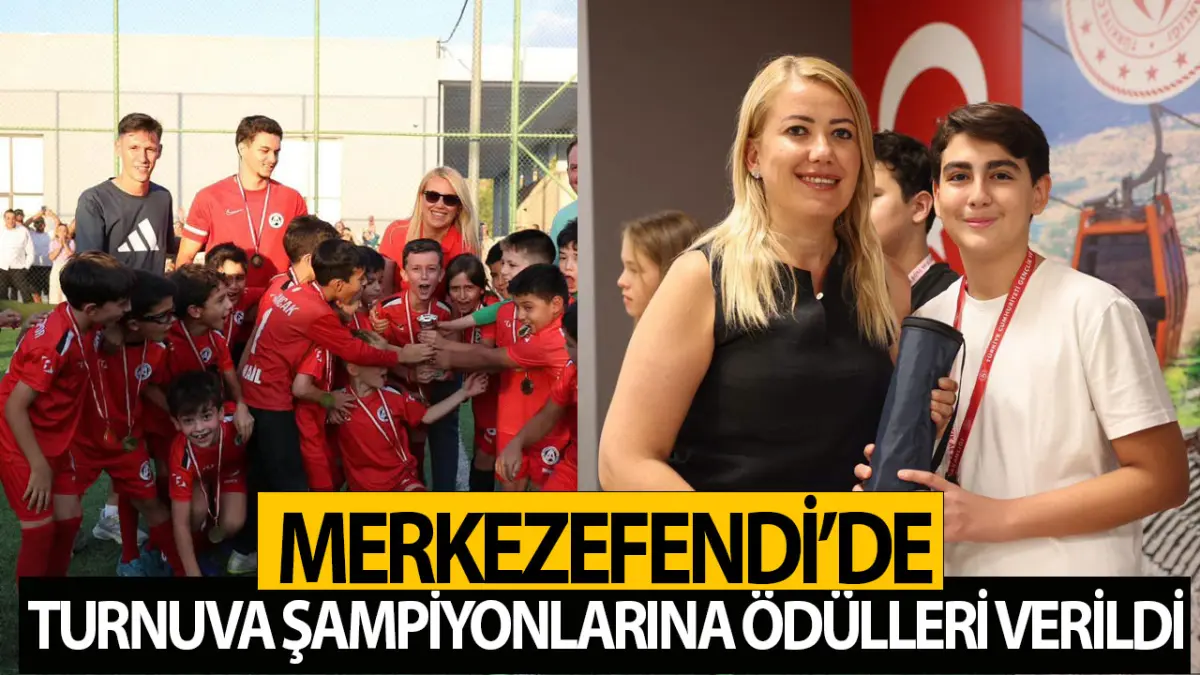 Merkezefendi’de turnuva şampiyonlarına ödülleri verildi