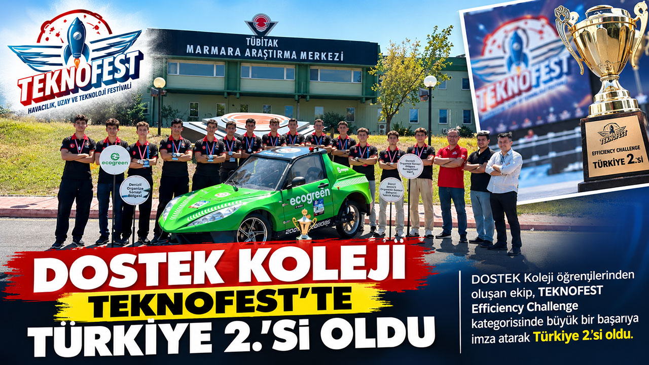 DOSTEK Koleji, TEKNOFEST’te Türkiye 2.’si oldu