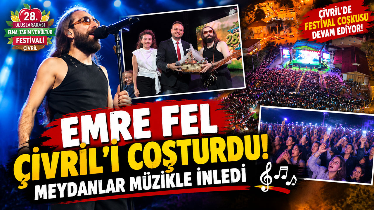 Emre Fel Çivril’i coşturdu!