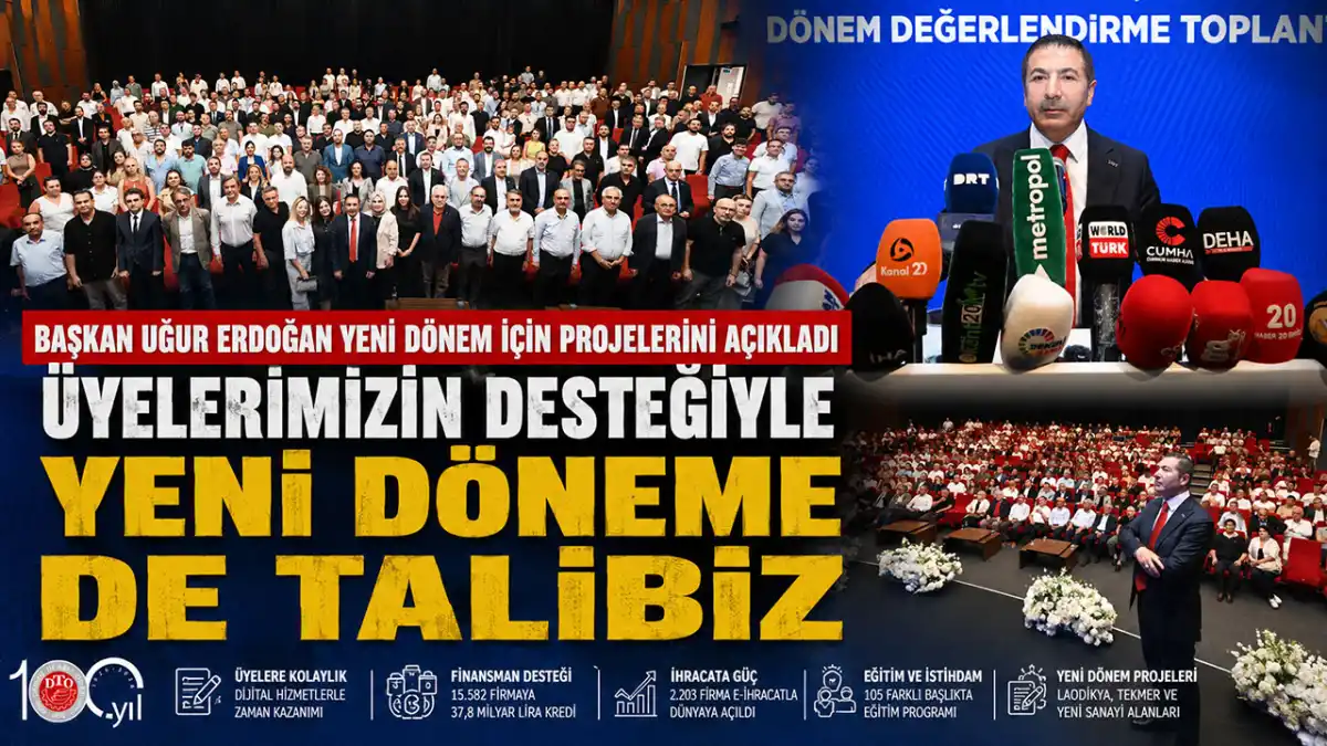 Başkan Uğur Erdoğan yeni dönem için projelerini açıkladı