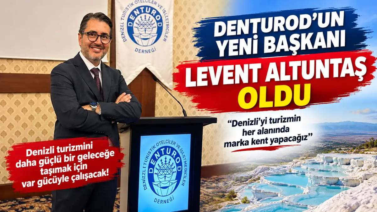 DENTUROD’un yeni başkanı Levent Altuntaş oldu
