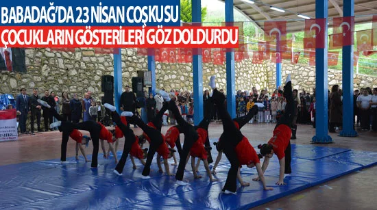 Babadağ’da 23 Nisan Coşkusu: Çocukların Gösterileri Göz Doldurdu