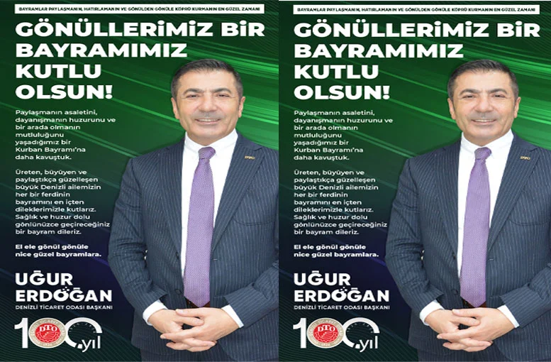 Denizli Ticaret Odası Kurban Bayramı İlanı