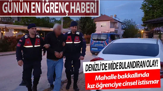 Denizli’de Mide Bulandıran Olay!