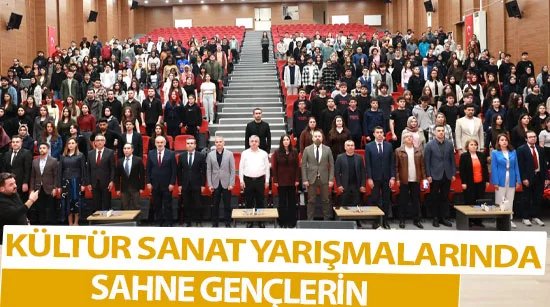 Kültür Sanat Yarışmalarında Sahne Gençlerin