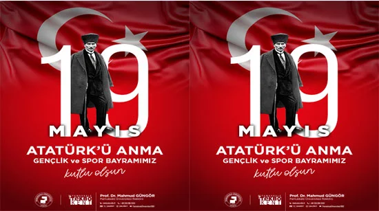 Pamukkale-Üniversitesi 19 Mayıs Kutlama İlanı